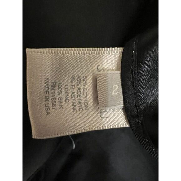 JASON WU Black Waist Belted Multi-zipper Moto Jacket Size 2 - Picture 8 of 8